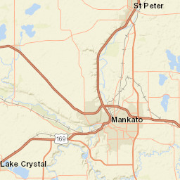 54700-54806 Gadwall Road Mankato Street Map