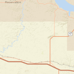 Interstate 90 Reliance SD 57569 Street Map