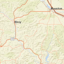 State Highway 33 Trunk, Wonewoc, WI  Street Map