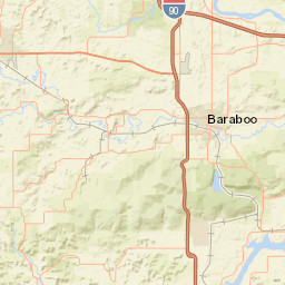 E7513 County Road C, North Freedom, WI Street Map