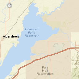 1000-1048 Butte Round Road, Aberdeen Street Map