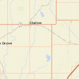 1801-1899 Hancock Ave Clarion IA Street Map