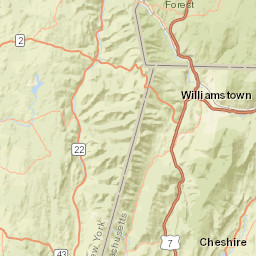 1685-1699 Highway 43, Williamstown, MA  Street Map