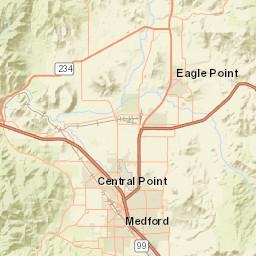 100 East California Street, Jacksonville, OR Street Map