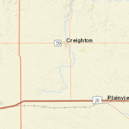 US-20 Plainview NE 68769 America Street Map