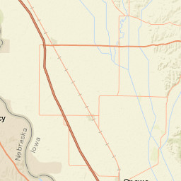 County Highway K42 & Interstate 29, Whiting Street Map