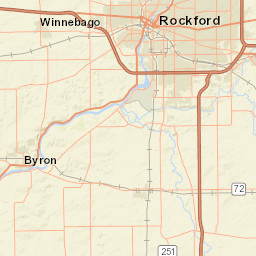 12500-12998 North Tower Road, Winnebago Street Map