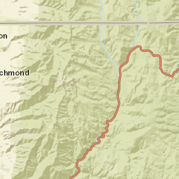 U.S. 89, Uinta-Wasatch-Cache National Forest Street Map