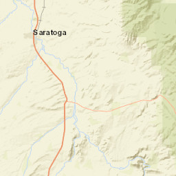 102 West Bridge Avenue, Saratoga, WY Street Map