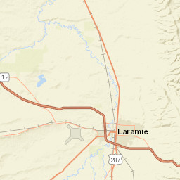 100 East Ivinson Avenue, Laramie, WY Street Map