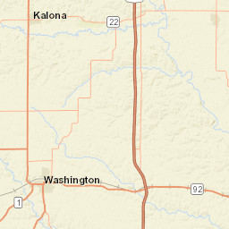 2691 IA-92, Washington, Iowa Street Map