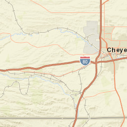 201-299 W 24th St Cheyenne WY Street Map