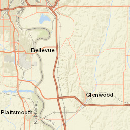 9851-9941 S 36th St Bellevue NE Street Map