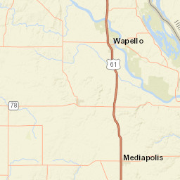 9000-10694 U.S. 61, Wapello, IA 52653 Street Map