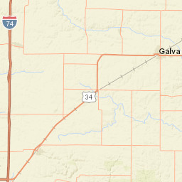 252-298 Exchange Street, Galva, IL 61434 Street Map