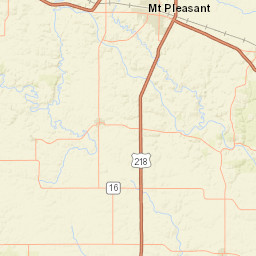 1200-1214 West U.S. Highway 34, Mount Pleasant Street Map