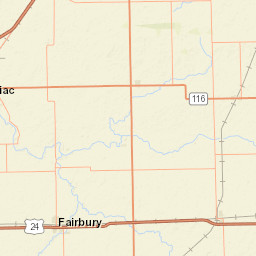 9000-9374 North 3300 E Road, Chatsworth Street Map