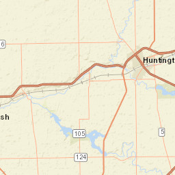 8098 North 100 West, Huntington, IN Street Map