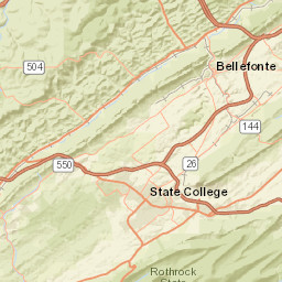 Pennsylvania 26, State College, PA 16801 Street Map
