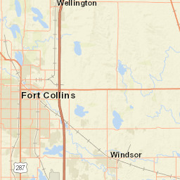 6939-7073 East Prospect Road Fort Collins Street Map