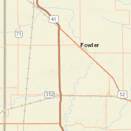 6000-6574 Indiana 18, Fowler, IN 47944 Street Map