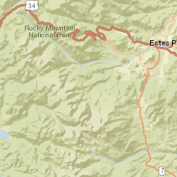 Estes Park CO 80517 America Street Map