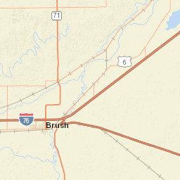 13001-13489 Colorado 71, Brush, CO Street Map