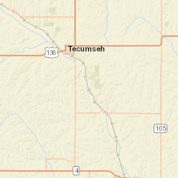 State Highway 67B Spur, Pawnee City, NE Street Map