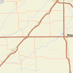 US-136, McLean, Illinois Street Map