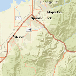Santaquin, UT, USA Street Map