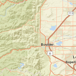 5015 Magnolia Rd Nederland CO Street Map