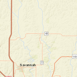 US-71 Savannah Missouri Street Map