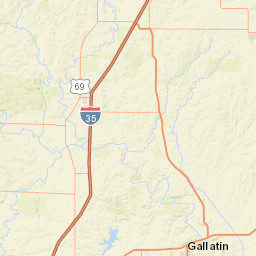 Interstate 35, Pattonsburg, MO 64670, USA Street Map