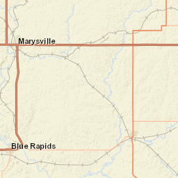 2401-2479 Pony Express Highway, Beattie Street Map