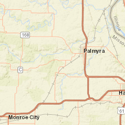Monroe City Missouri Street Map
