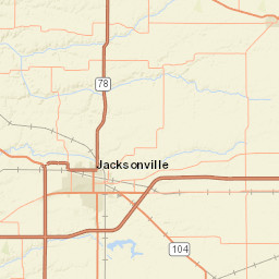 1625-1693 Mount Zion Road, Jacksonville, IL Street Map