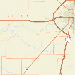 22001-22999 Baresdale Road, Illiopolis, IL Street Map