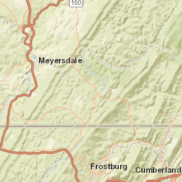Cumberland Highway, Meyersdale, PA Street Map