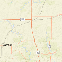 Lincoln, MO, America Street Map