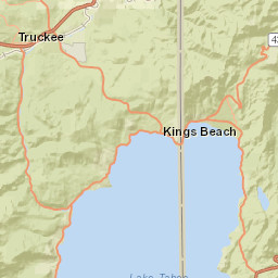 88 Shoreline Circle, Toiyabe National Forest Street Map
