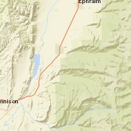 Manti, UT, USA Street Map