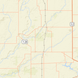 1500 East, Lakewood, IL 62438, USA Street Map