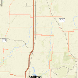 E County Road 1200 North, Lewis, IN Street Map