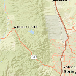 149-199 Red Rock Ave Colorado Springs Street Map