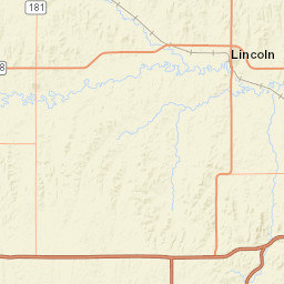KS-14 Lincoln KS 67455 America Street Map