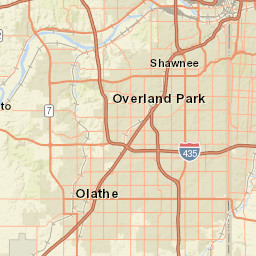 8931 Reeder St Overland Park KS Street Map