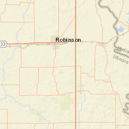 4750-5998 County Road 1400E, Robinson Street Map