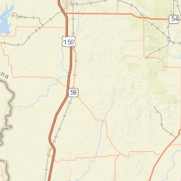 4314-4648 South County Road 800 East Street Map