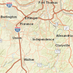 5234-5248 Fowler Creek Road Independence Street Map