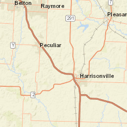 924 South Madison Street, Raymore, MO Street Map